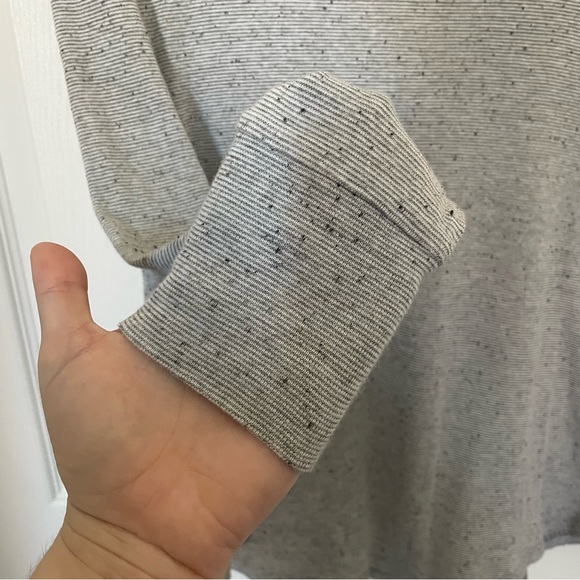 Loft Grey Scoop Neck Shirt - Picture 3 of 4